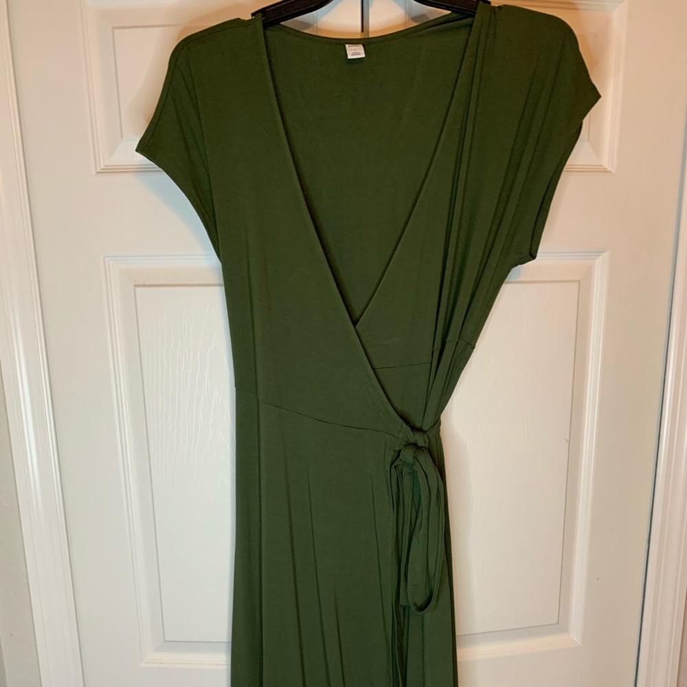 Green Wrap Dress